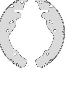 MGA M863 Brake Shoe Set